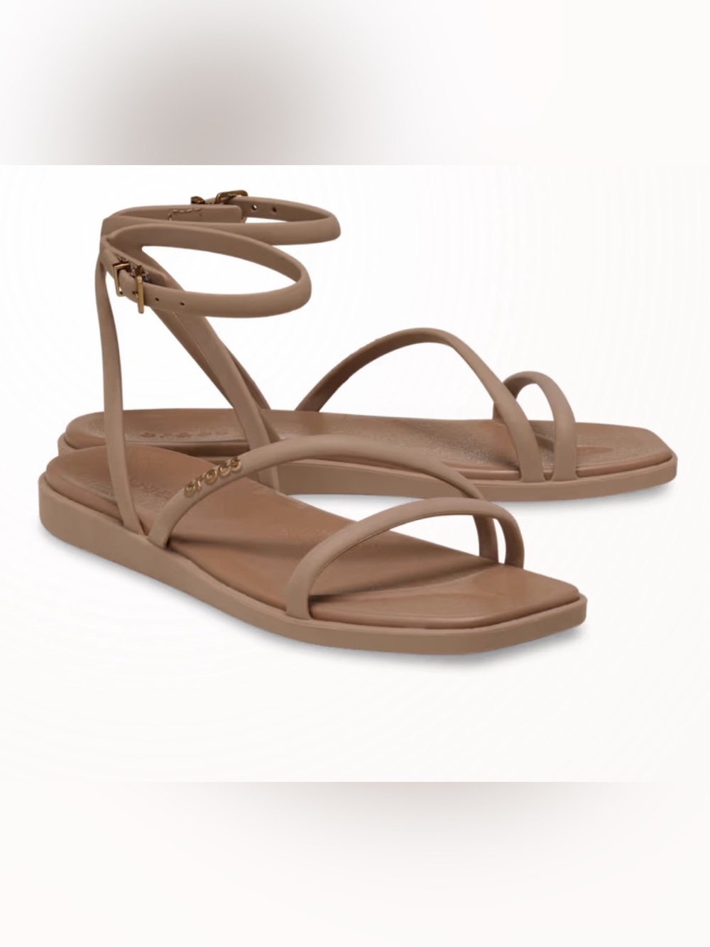 Crocs Miami Ankle Strap Sandal - Milk Chocolate Size 9 New